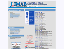 Tablet Screenshot of journal-imab-bg.org